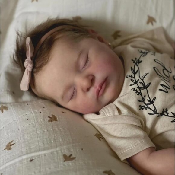 🆕18Inch Full Silicone Body Baby Dolls Pink-bettie Girl with Closed Eyes Doll - Picture 4 of 5